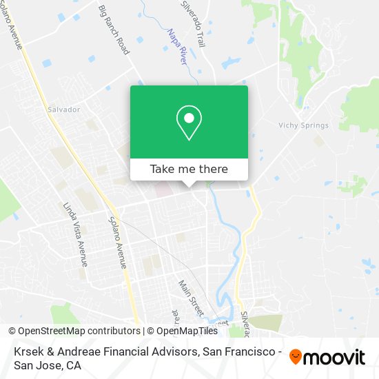 Krsek & Andreae Financial Advisors map