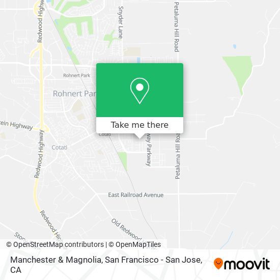 Mapa de Manchester & Magnolia