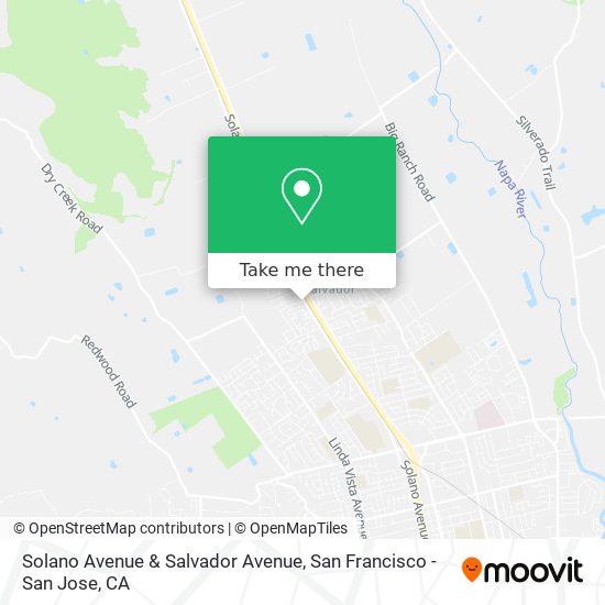 Mapa de Solano Avenue & Salvador Avenue