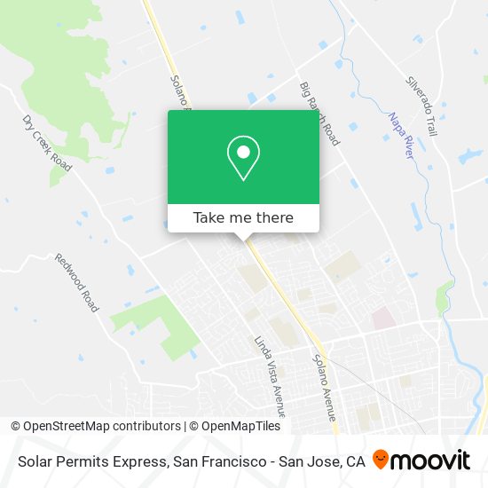 Mapa de Solar Permits Express