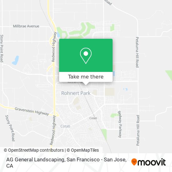 AG General Landscaping map