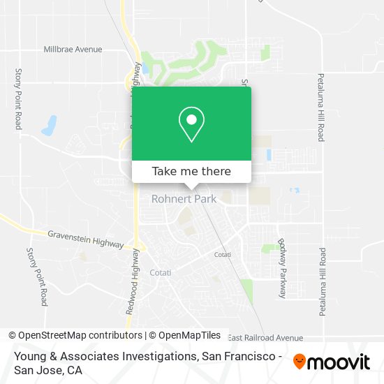 Young & Associates Investigations map