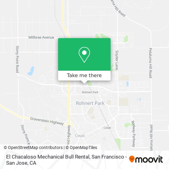 El Chacaloso Mechanical Bull Rental map