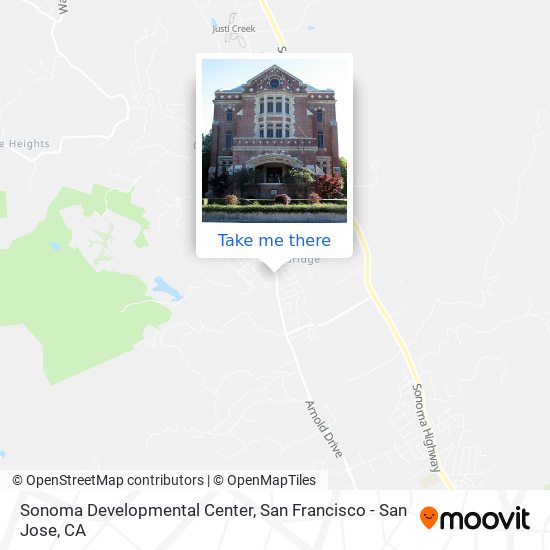 Mapa de Sonoma Developmental Center