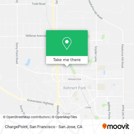 Mapa de ChargePoint