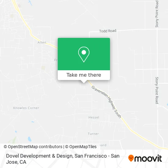 Dovel Development & Design map