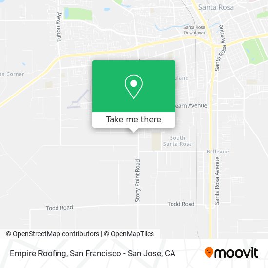 Empire Roofing map