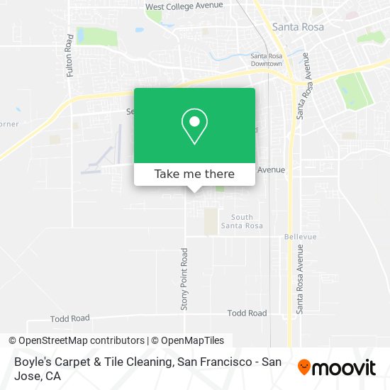 Boyle's Carpet & Tile Cleaning map