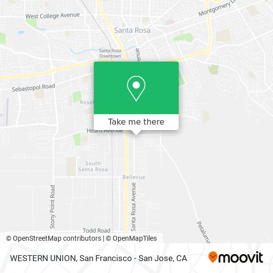 Mapa de WESTERN UNION