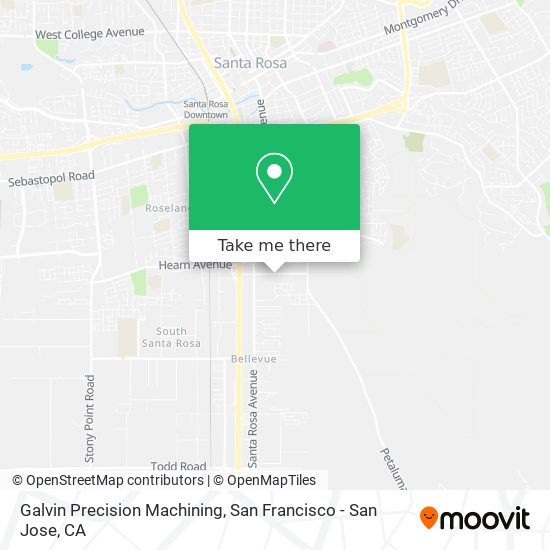 Mapa de Galvin Precision Machining