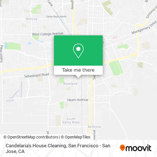 Candelaria's House Cleaning map