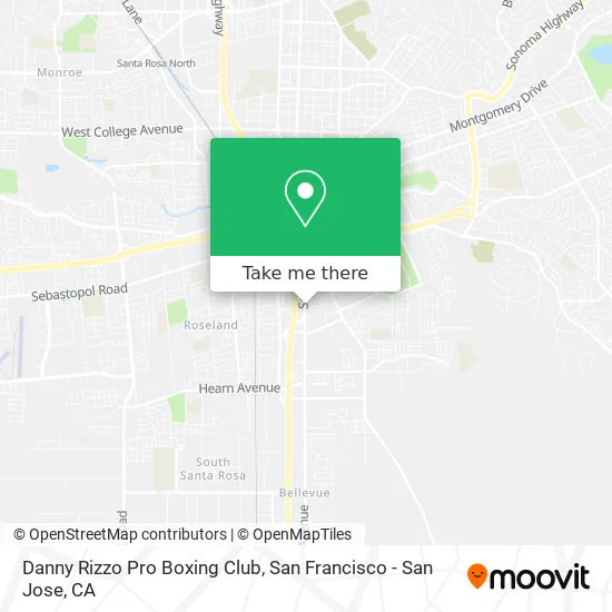 Danny Rizzo Pro Boxing Club map