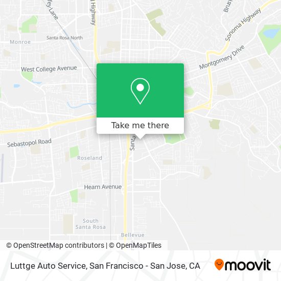 Luttge Auto Service map