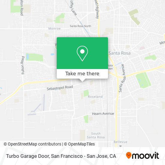 Mapa de Turbo Garage Door