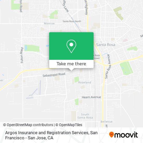 Mapa de Argos Insurance and Registration Services