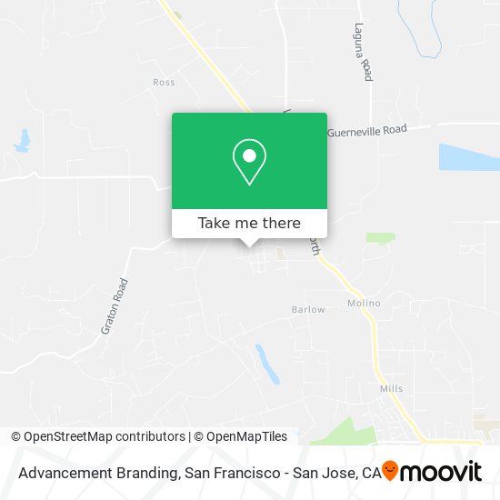Advancement Branding map