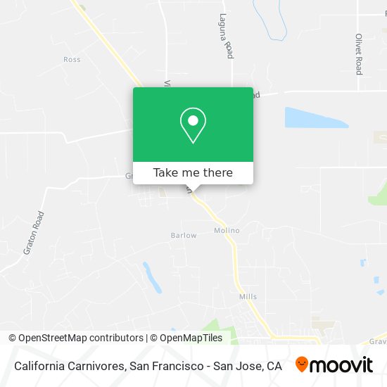 California Carnivores map