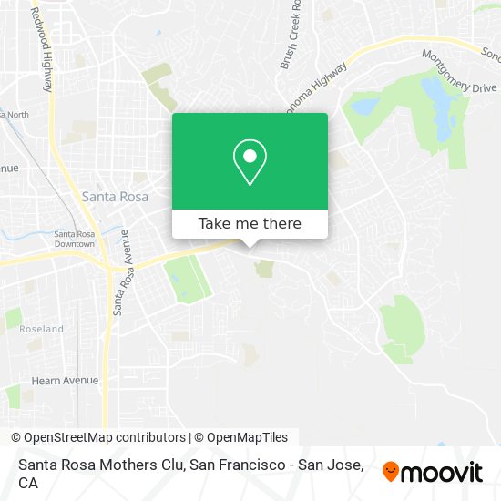 Santa Rosa Mothers Clu map