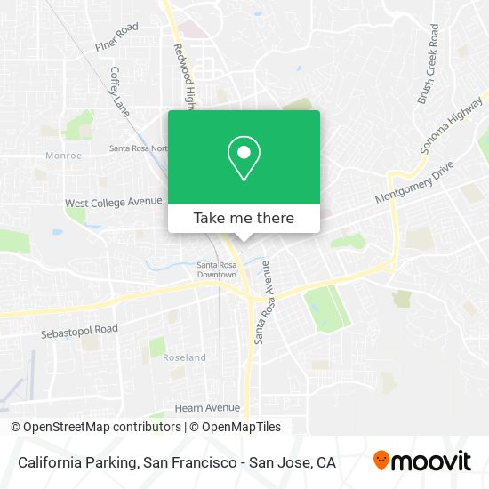 California Parking map