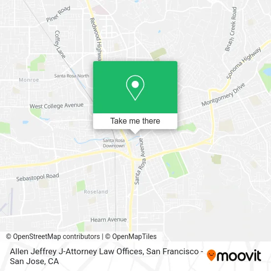 Allen Jeffrey J-Attorney Law Offices map