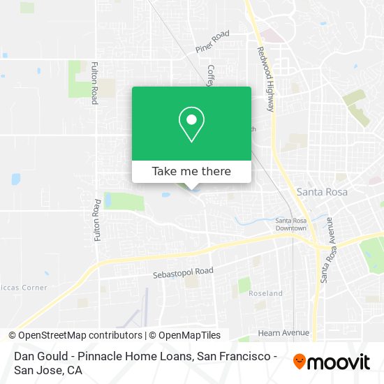 Dan Gould - Pinnacle Home Loans map