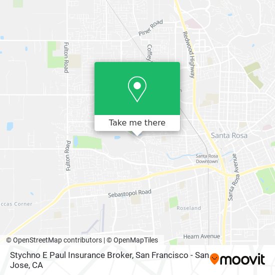 Stychno E Paul Insurance Broker map