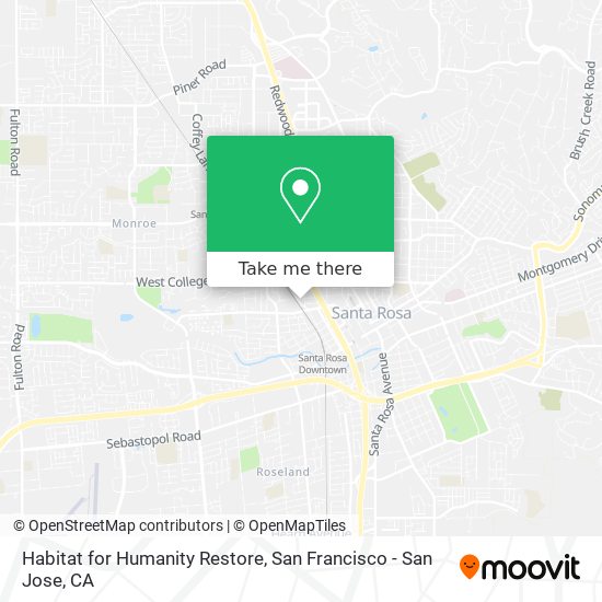 Habitat for Humanity Restore map