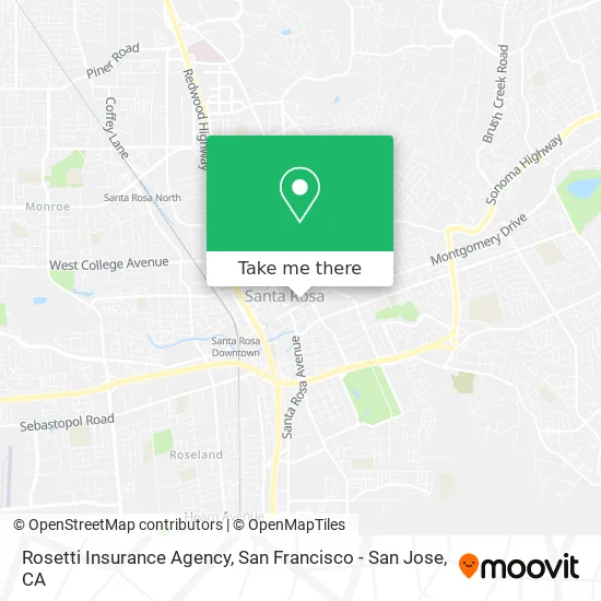 Mapa de Rosetti Insurance Agency