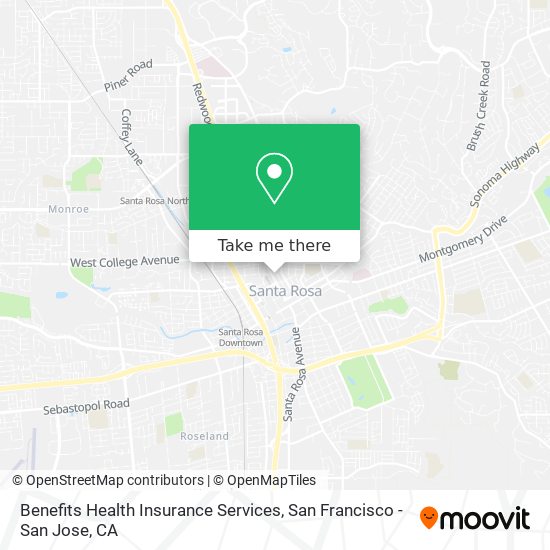 Benefits Health Insurance Services map