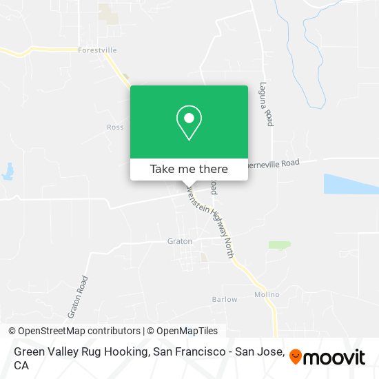 Mapa de Green Valley Rug Hooking