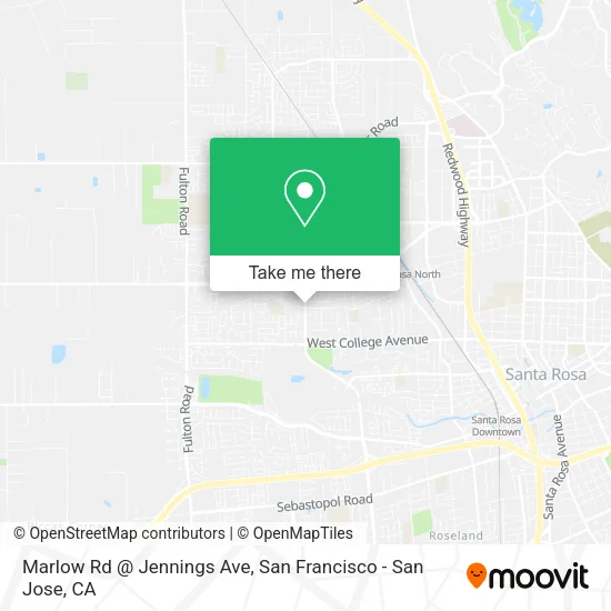 Mapa de Marlow Rd @ Jennings Ave
