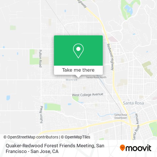 Quaker-Redwood Forest Friends Meeting map