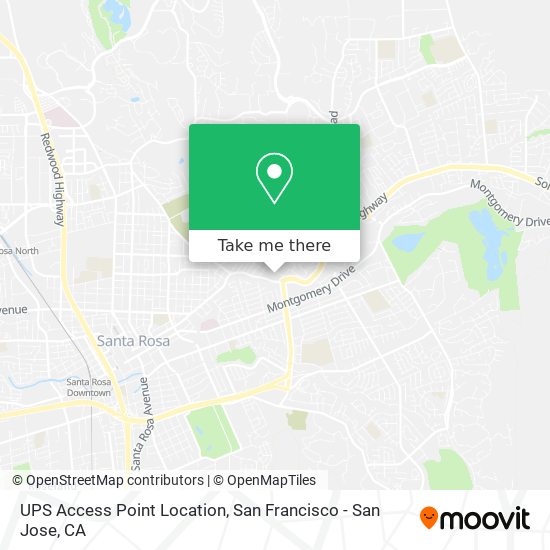 Mapa de UPS Access Point Location