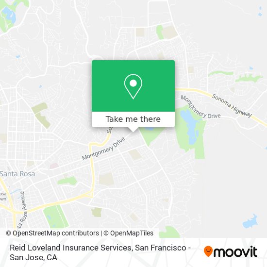 Reid Loveland Insurance Services map