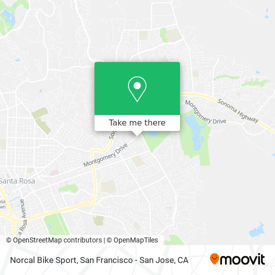 Norcal Bike Sport map