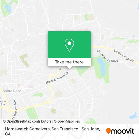 Homewatch Caregivers map