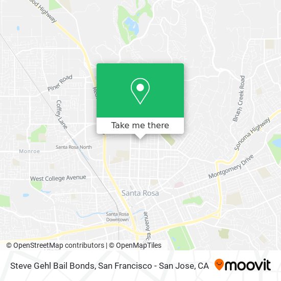 Steve Gehl Bail Bonds map