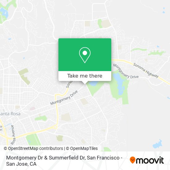 Montgomery Dr & Summerfield Dr map