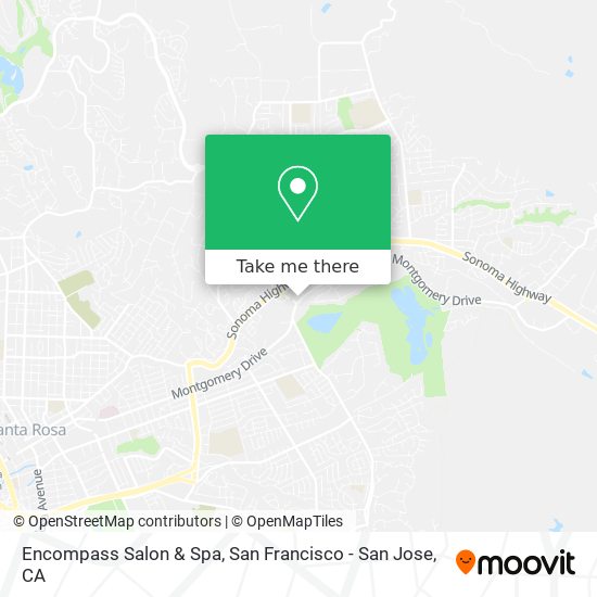 Mapa de Encompass Salon & Spa