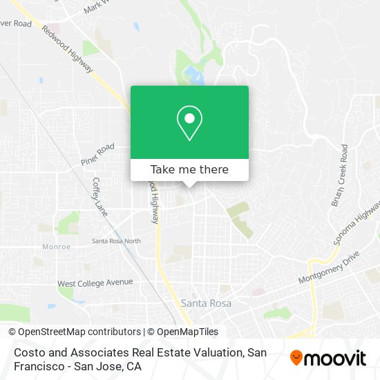 Costo and Associates Real Estate Valuation map