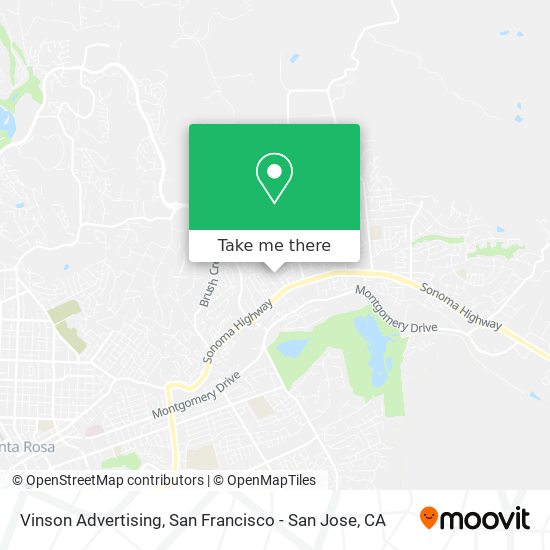 Mapa de Vinson Advertising