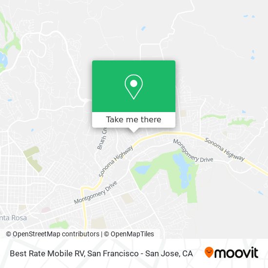 Mapa de Best Rate Mobile RV