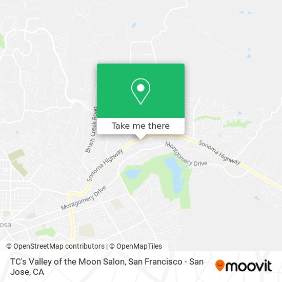 Mapa de TC's Valley of the Moon Salon