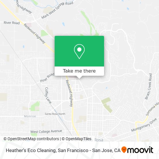 Heather's Eco Cleaning map