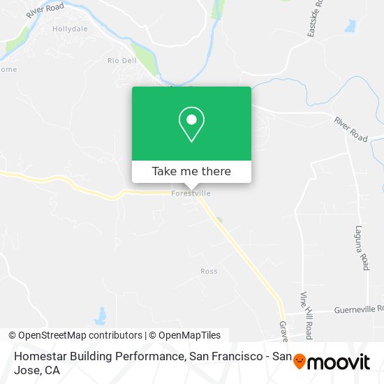 Mapa de Homestar Building Performance