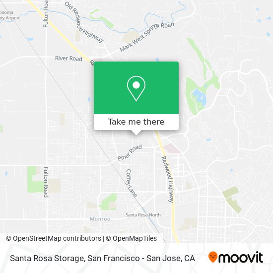 Santa Rosa Storage map