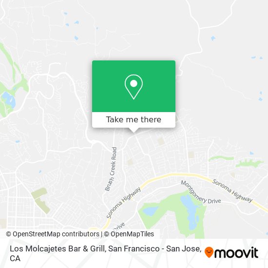 Mapa de Los Molcajetes Bar & Grill