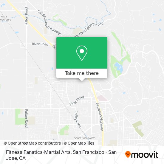 Mapa de Fitness Fanatics-Martial Arts