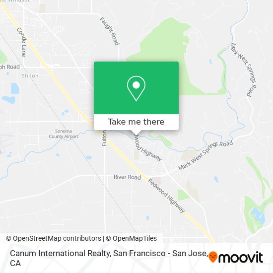 Canum International Realty map