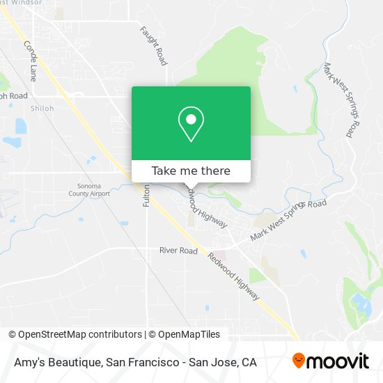 Amy's Beautique map
